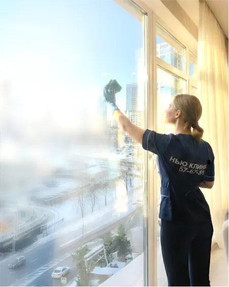 Скидка На мойку окон внутри помещения в феврале -15% для новых клиентов -20% для постоянных клиентов
